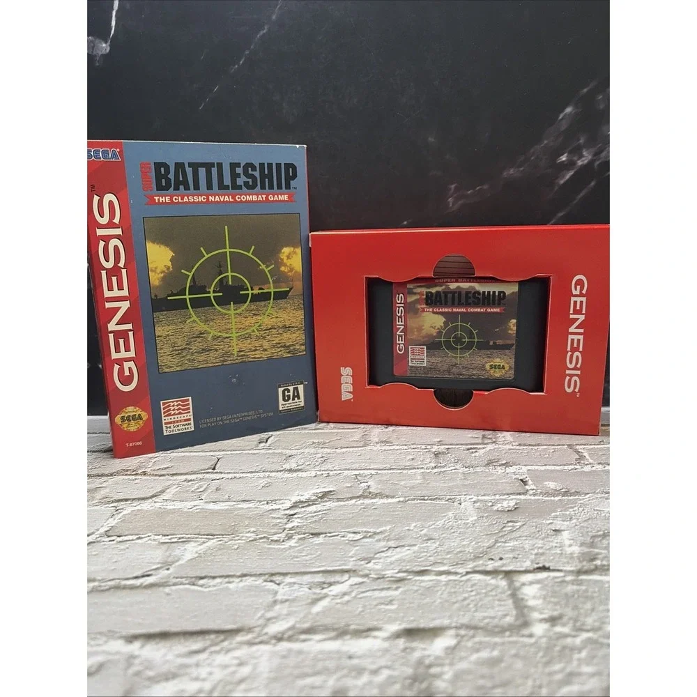 Sega Genesis Bundle Jungle Strike Jeopardy Super Battleship CIB Games NM